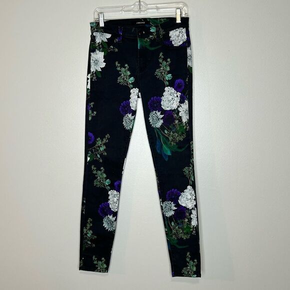J Brand Forest Floor Floral Jeans - Picture 3 of 6